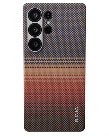  Накладка для Samsung Galaxy S25 Ultra Pitaka Tactile Woven case (Sunset)