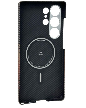  Накладка для Samsung Galaxy S25 Ultra Pitaka Tactile Woven case (Sunset)