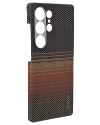Накладка для Samsung Galaxy S25 Ultra Pitaka Tactile Woven case (Sunset)