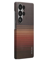 Накладка для Samsung Galaxy S25 Ultra Pitaka Tactile Woven case (Sunset)