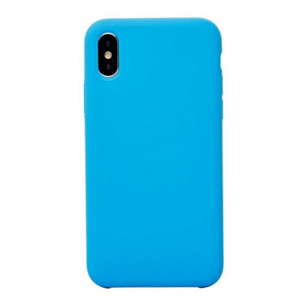 Накладка для iPhone X Hoco Pure series силиконовая, голубая