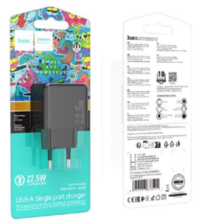 Сетевое зар. устр. Hoco CS17A 1USB 22.5W черное