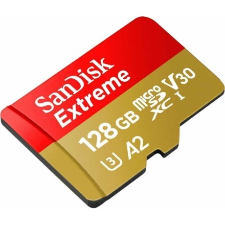  micro SDXC карта памяти Sandisk Extreme 128GB 190MB/s UHS-I (SDSQXAA-128G-GN6MN)