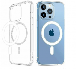 Накладка для i-Phone 14 Pro Max 6.7&quot; Hoco Magnetic case силикон прозрачный