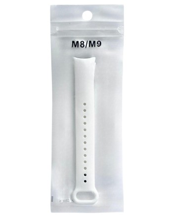  Сменный браслет для Xiaomi Mi Band 8/9 белый