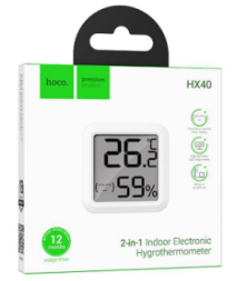 Комнатный термометр Hoco HX40 белый