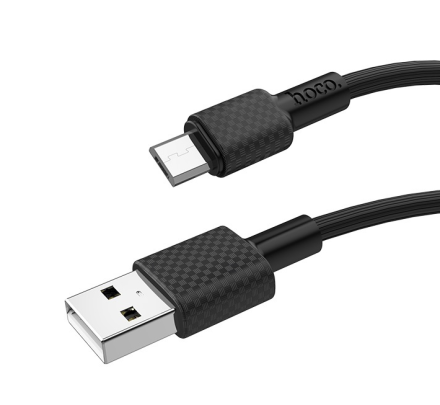 Usb Кабель-зарядка Micro Hoco X29 Superior 2A 1м силиконовый черный