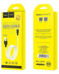 Usb Кабель-зарядка Type-C Hoco X29 Superior 2A 1м силиконовый белый