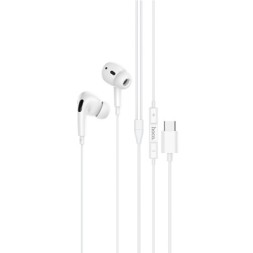 Наушники с микрофоном Hoco M1 Pro 1.2м Type-C белые