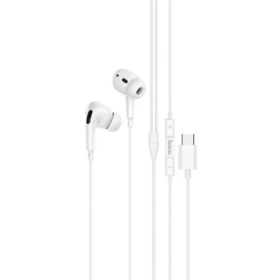  Наушники с микрофоном Hoco M1 Pro 1.2м Type-C белые