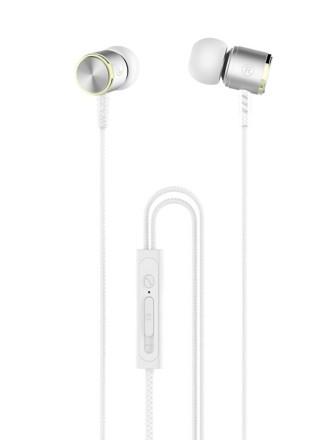  Стереонаушники Hoco M42 с микрофоном серебряный