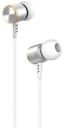 Стереонаушники Hoco M42 с микрофоном серебряный