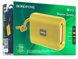Bluetooth колонка Borofone BR18 BT5.1/500mAh/3ч/5Вт/TF/AUX/FM золотая