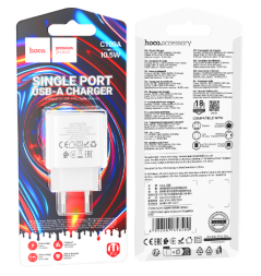 Сетевое зар. устр. Hoco C109A QC3.0 18W 1USB белое