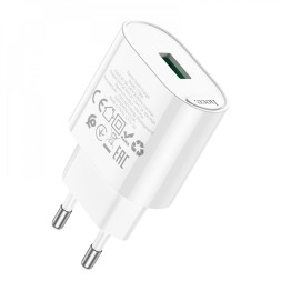 Сетевое зар. устр. Hoco C109A QC3.0 18W 1USB белое