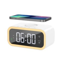 Беспроводное зарядное устройство/часы/лампа Wiwu Wi-W015 15W белое