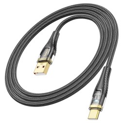 Usb Кабель-зарядка Type-C Hoco U121 3A 1.2м черный