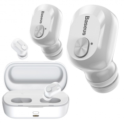 Мобильная Bluetooth-гарнитура Baseus Encok W01 (NGW01-02) белая