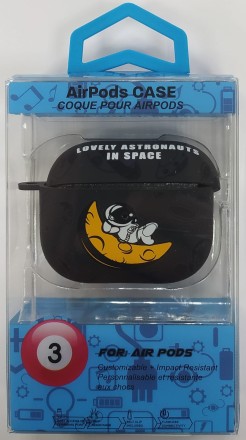  Силиконовый светящийся в темноте чехол для AirPods 3 Luxo Kaws рисунок №31