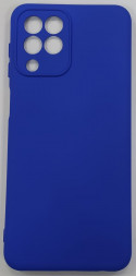 Накладка для Samsung Galaxy M33 силикон матовый синий