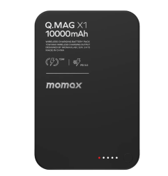 Powerbank магнитный с MagSafe Momax Q. Mag X1 10000mAh IP117AD черный