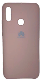  Накладка для Huawei P Smart (2019)/Honor 10 Lite Silicone cover пудро