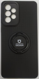 Чехол-накладка для Samsung Galaxy A73 силикон iface с держателем чёрный