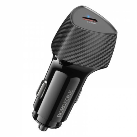  Автомобильное заряд. устр. Borofone BZ31B USB-C 30W QC3.0 черный