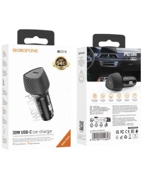 Автомобильное заряд. устр. Borofone BZ31B USB-C 30W QC3.0 черный