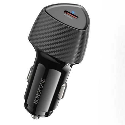  Автомобильное заряд. устр. Borofone BZ31B USB-C 30W QC3.0 черный