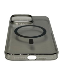 Накладка для i-Phone 15 Pro Max Keephone X-Crystal MagSnap черный