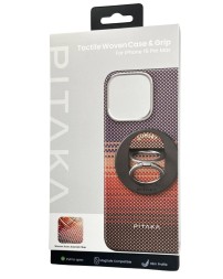 Накладка для i-Phone 16 Pro Max 6.9&quot; Pitaka Ultra Slim case&amp;grip 3 (Sunset)