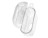  Силиконовый чехол для AirPods 4 с карабином прозрачный