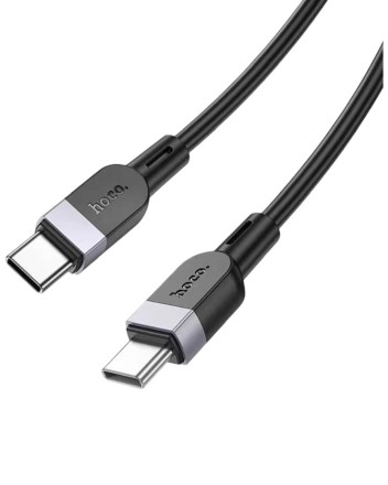  Usb Кабель-зарядка Type-C на Type-C Hoco X109 3A 60W 2м силиконовый черный