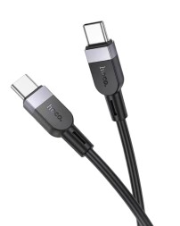 Usb Кабель-зарядка Type-C на Type-C Hoco X109 3A 60W 2м силиконовый черный