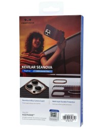 Накладка для i-Phone 16 Pro Keephone Kevilar Seanova MagSnap коричневый