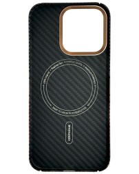 Накладка для i-Phone 16 Pro Keephone Kevilar Seanova MagSnap коричневый