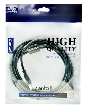  Кабель для принтера Cantell 3м черный