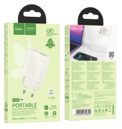 Сетевое зар. устр. Hoco N45 1USB/1C 30W белое