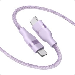 Usb Кабель-зарядка Type-C на Type-C Anker Ultra-Soft (A82E26V1) 240W 0.9м фиолетовый