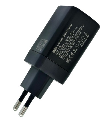  Сетевое зарядное устройство EOFE E402 1C/1USB 45W черное