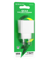 Сетевое зар. устр. Borofone BAS12A 1USB 18W белое