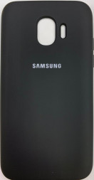 Накладка для Samsung Galaxy J4 (2018) Silicone cover черная