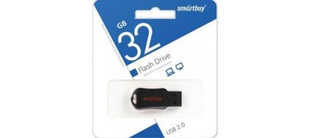  USB флеш накопитель SmartBuy 32GB UNIT Red-Black (SB32GBU-R)