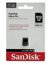3.1 USB флеш накопитель SanDisk 512GB CZ430 Ultra Fit (SDCZ430-512G-G46)