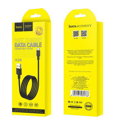 Usb Кабель-зарядка Type-C Hoco X29 Superior 2A 1м чёрный