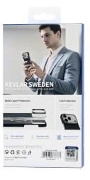 Накладка для i-Phone 17 Pro Max Keephone Kevlar Sweden MagSnap синий