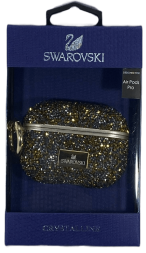 Чехол для AirPods Pro Swarovski золотой