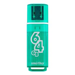USB флеш накопитель Smartbuy 64GB Glossy series Green (SB64GBGS-G)