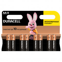 Батарейка алкалиновая Duracell Basic AA/LR6/BL8